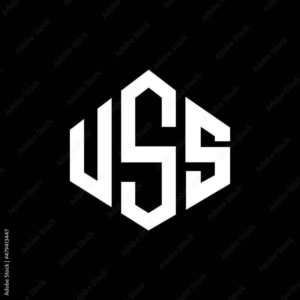 USS letter logo design with polygon shape. USS polygon and cube shape logo design. USS hexagon vector logo template white and black colors. USS monogram, business and real estate logo. USS letter logo design with polygon shape. USS polygon and cube shape logo design. USS hexagon vector logo template white and black colors. USS monogram, business and real estate logo.