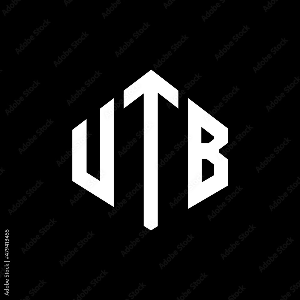 UTB letter logo design with polygon shape. UTB polygon and cube shape logo design. UTB hexagon vector logo template white and black colors. UTB monogram, business and real estate logo. UTB letter logo design with polygon shape. UTB polygon and cube shape logo design. UTB hexagon vector logo template white and black colors. UTB monogram, business and real estate logo.