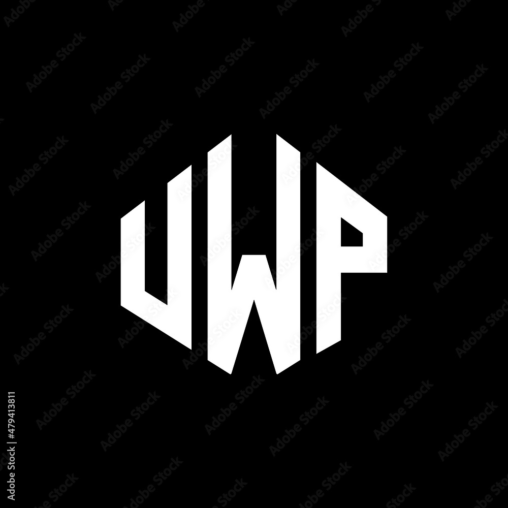 UWP letter logo design with polygon shape. UWP polygon and cube shape logo design. UWP hexagon vector logo template white and black colors. UWP monogram, business and real estate logo. UWP letter logo design with polygon shape. UWP polygon and cube shape logo design. UWP hexagon vector logo template white and black colors. UWP monogram, business and real estate logo.