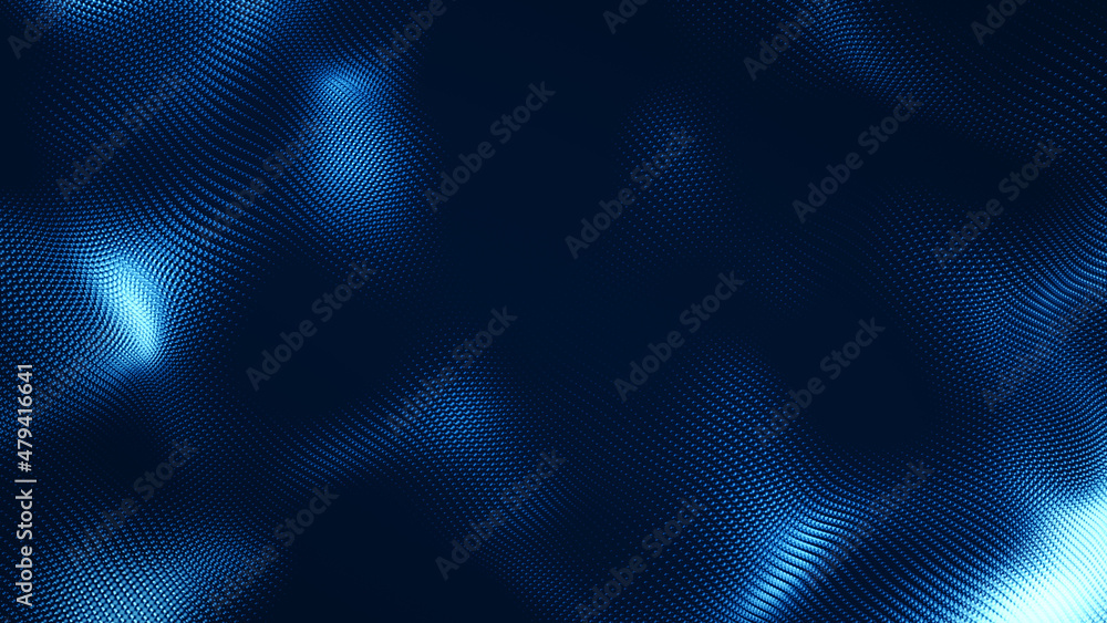 Abstract dot white blue wave gradient texture technology background. Abstract dot white blue wave gradient texture technology background.