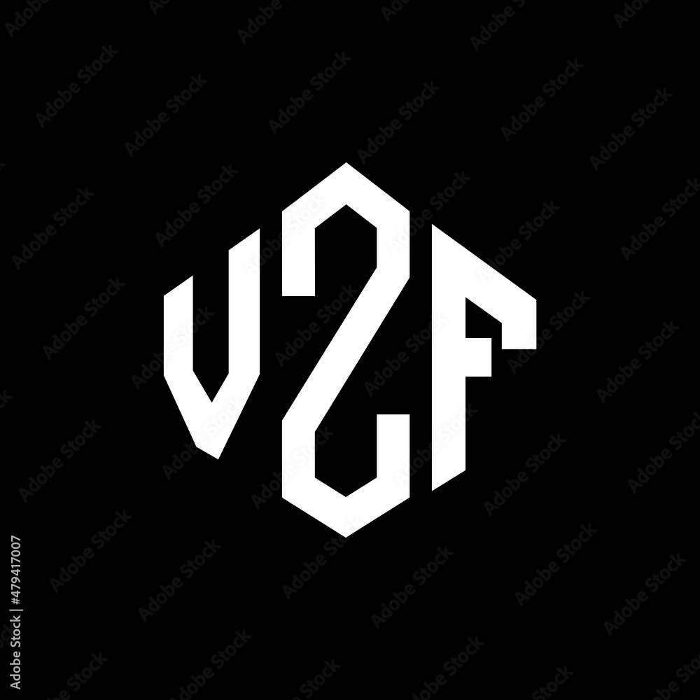 VZF letter logo design with polygon shape. VZF polygon and cube shape logo design. VZF hexagon vector logo template white and black colors. VZF monogram, business and real estate logo. VZF letter logo design with polygon shape. VZF polygon and cube shape logo design. VZF hexagon vector logo template white and black colors. VZF monogram, business and real estate logo.