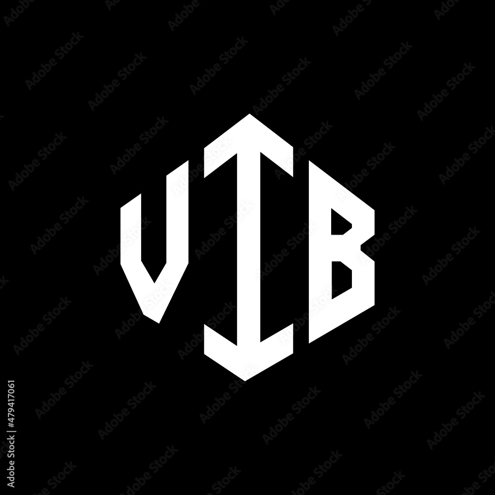 VIB letter logo design with polygon shape. VIB polygon and cube shape logo design. VIB hexagon vector logo template white and black colors. VIB monogram, business and real estate logo. VIB letter logo design with polygon shape. VIB polygon and cube shape logo design. VIB hexagon vector logo template white and black colors. VIB monogram, business and real estate logo.