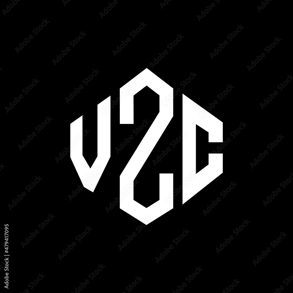 VZC letter logo design with polygon shape. VZC polygon and cube shape logo design. VZC hexagon vector logo template white and black colors. VZC monogram, business and real estate logo. VZC letter logo design with polygon shape. VZC polygon and cube shape logo design. VZC hexagon vector logo template white and black colors. VZC monogram, business and real estate logo.