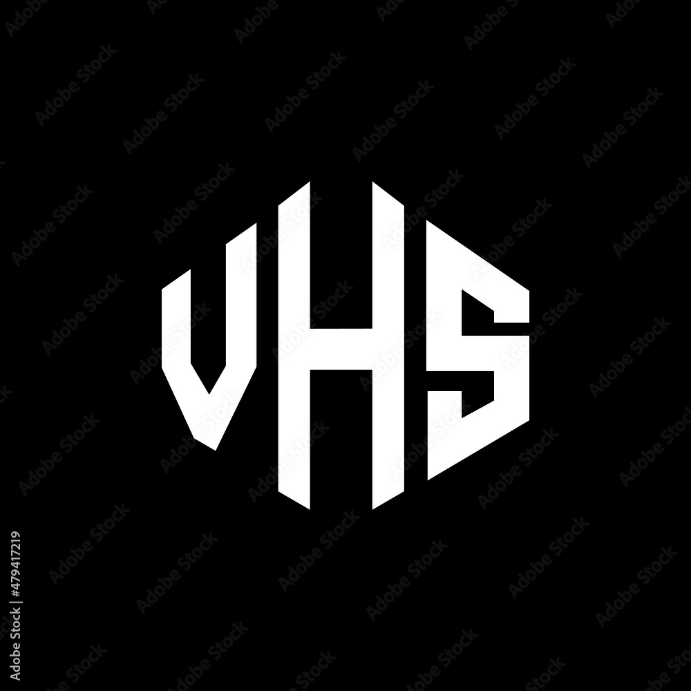 VHS letter logo design with polygon shape. VHS polygon and cube shape logo design. VHS hexagon vector logo template white and black colors. VHS monogram, business and real estate logo. VHS letter logo design with polygon shape. VHS polygon and cube shape logo design. VHS hexagon vector logo template white and black colors. VHS monogram, business and real estate logo.