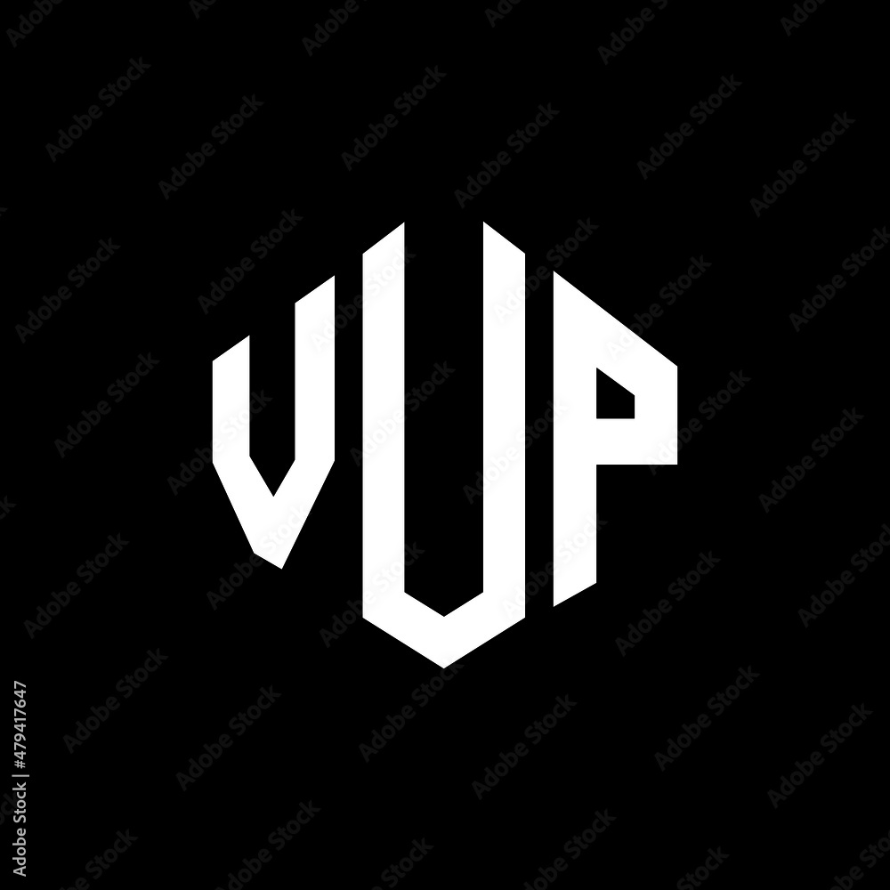 VUP letter logo design with polygon shape. VUP polygon and cube shape logo design. VUP hexagon vector logo template white and black colors. VUP monogram, business and real estate logo. VUP letter logo design with polygon shape. VUP polygon and cube shape logo design. VUP hexagon vector logo template white and black colors. VUP monogram, business and real estate logo.
