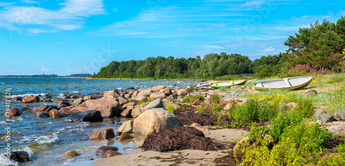 Fototapeta Naklejka Na Ścianę i Meble -  Baltic Sea shoreline. Estonia