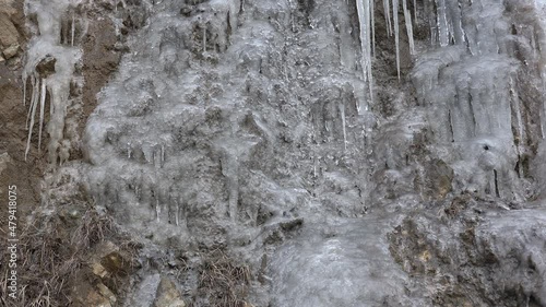 PANTA RHEI . EISBILDUNG / EISSCHMELZE . ICE FORMATION / MELTING ICE photo