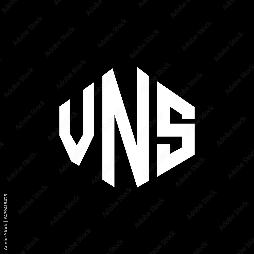 VNS letter logo design with polygon shape. VNS polygon and cube shape logo design. VNS hexagon vector logo template white and black colors. VNS monogram, business and real estate logo. VNS letter logo design with polygon shape. VNS polygon and cube shape logo design. VNS hexagon vector logo template white and black colors. VNS monogram, business and real estate logo.