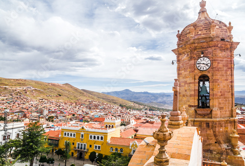 Slika na platnu Potosi aerial view from San Lorenzo Church, Bolivia