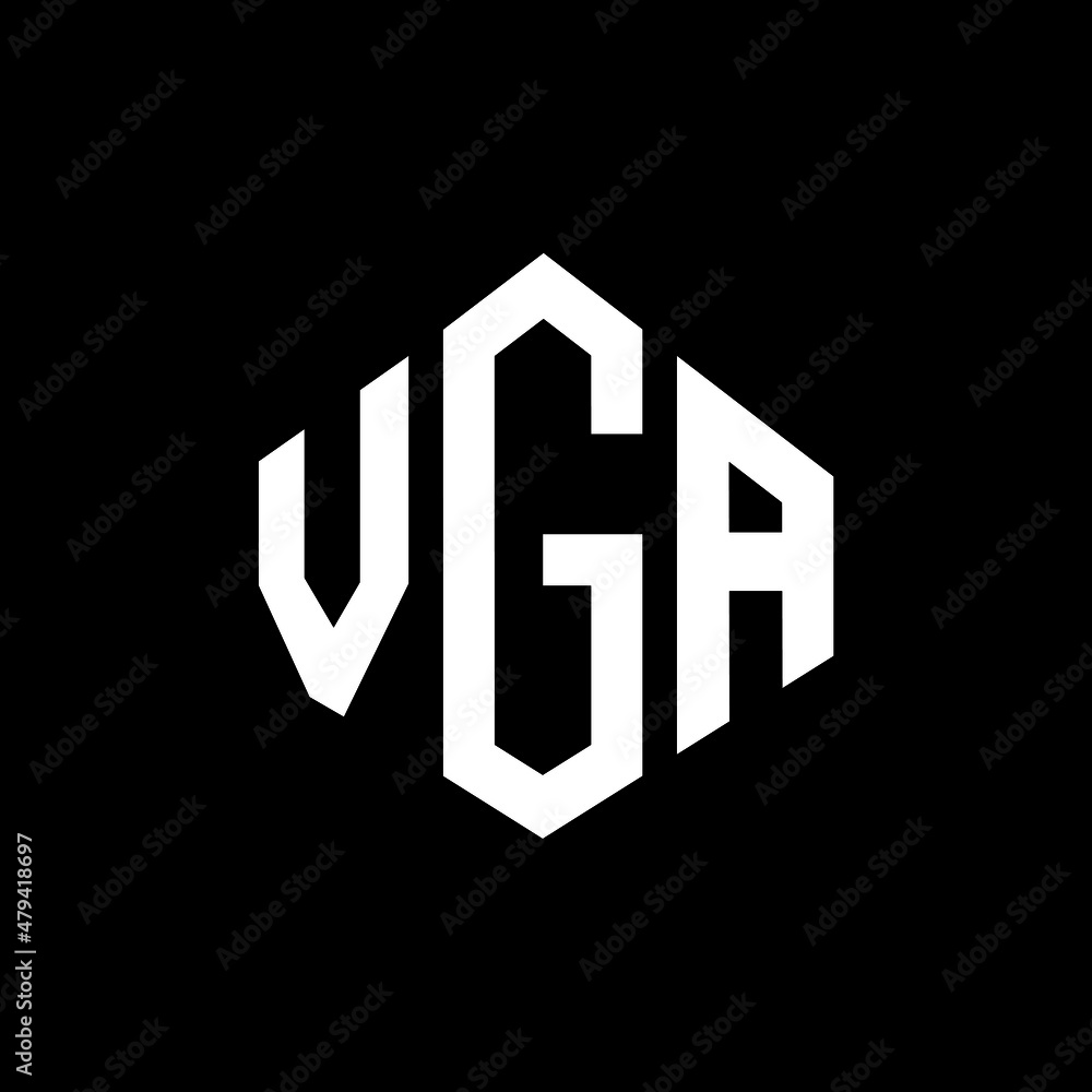VGA letter logo design with polygon shape. VGA polygon and cube shape logo design. VGA hexagon vector logo template white and black colors. VGA monogram, business and real estate logo. VGA letter logo design with polygon shape. VGA polygon and cube shape logo design. VGA hexagon vector logo template white and black colors. VGA monogram, business and real estate logo.