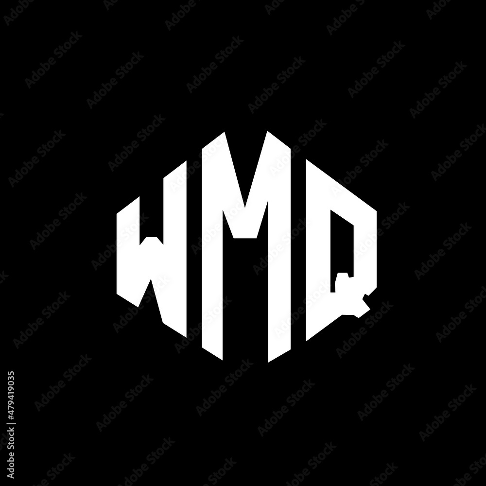 WMQ letter logo design with polygon shape. WMQ polygon and cube shape logo design. WMQ hexagon vector logo template white and black colors. WMQ monogram, business and real estate logo. WMQ letter logo design with polygon shape. WMQ polygon and cube shape logo design. WMQ hexagon vector logo template white and black colors. WMQ monogram, business and real estate logo.