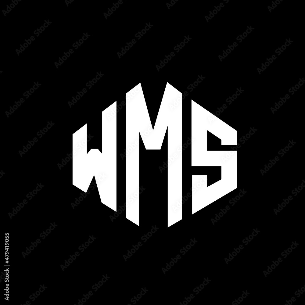 WMS letter logo design with polygon shape. WMS polygon and cube shape logo design. WMS hexagon vector logo template white and black colors. WMS monogram, business and real estate logo. WMS letter logo design with polygon shape. WMS polygon and cube shape logo design. WMS hexagon vector logo template white and black colors. WMS monogram, business and real estate logo.
