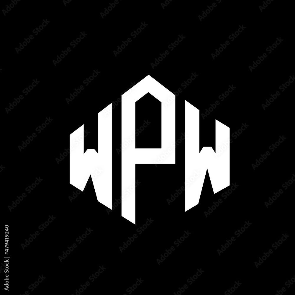 WPW letter logo design with polygon shape. WPW polygon and cube shape logo design. WPW hexagon vector logo template white and black colors. WPW monogram, business and real estate logo. WPW letter logo design with polygon shape. WPW polygon and cube shape logo design. WPW hexagon vector logo template white and black colors. WPW monogram, business and real estate logo.