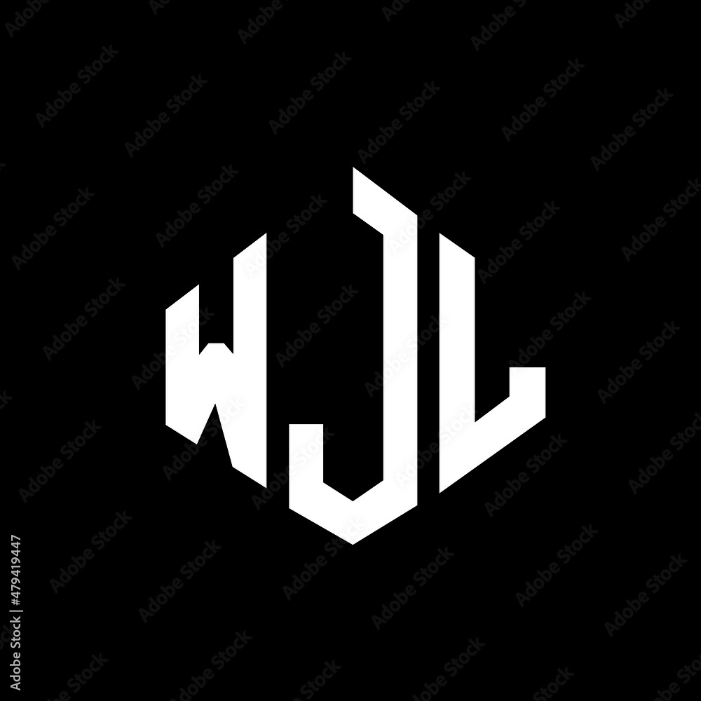 WJL letter logo design with polygon shape. WJL polygon and cube shape logo design. WJL hexagon vector logo template white and black colors. WJL monogram, business and real estate logo. WJL letter logo design with polygon shape. WJL polygon and cube shape logo design. WJL hexagon vector logo template white and black colors. WJL monogram, business and real estate logo.