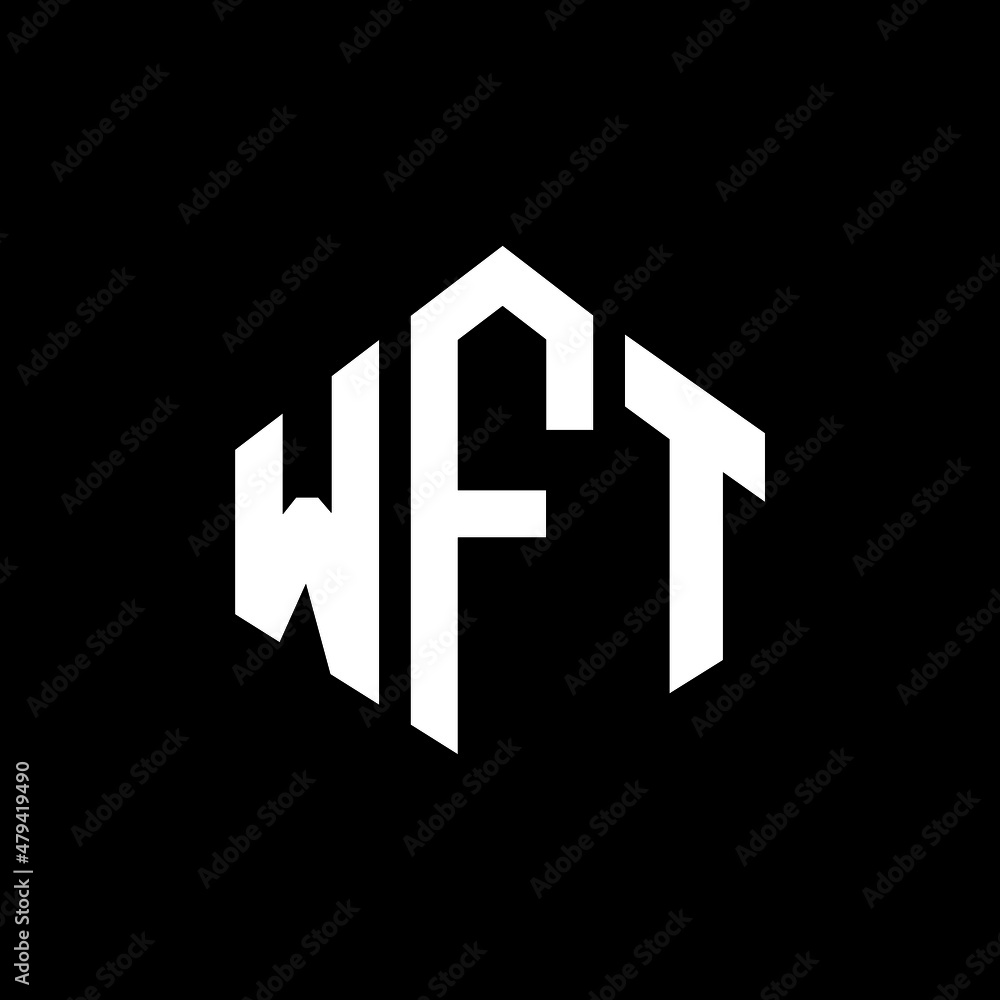 WFT letter logo design with polygon shape. WFT polygon and cube shape logo design. WFT hexagon vector logo template white and black colors. WFT monogram, business and real estate logo. WFT letter logo design with polygon shape. WFT polygon and cube shape logo design. WFT hexagon vector logo template white and black colors. WFT monogram, business and real estate logo.