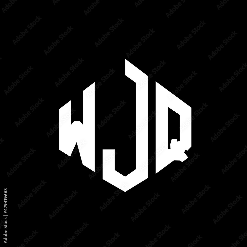 WJQ letter logo design with polygon shape. WJQ polygon and cube shape logo design. WJQ hexagon vector logo template white and black colors. WJQ monogram, business and real estate logo. WJQ letter logo design with polygon shape. WJQ polygon and cube shape logo design. WJQ hexagon vector logo template white and black colors. WJQ monogram, business and real estate logo.