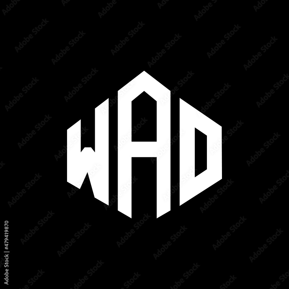 WAO letter logo design with polygon shape. WAO polygon and cube shape logo design. WAO hexagon vector logo template white and black colors. WAO monogram, business and real estate logo. WAO letter logo design with polygon shape. WAO polygon and cube shape logo design. WAO hexagon vector logo template white and black colors. WAO monogram, business and real estate logo.