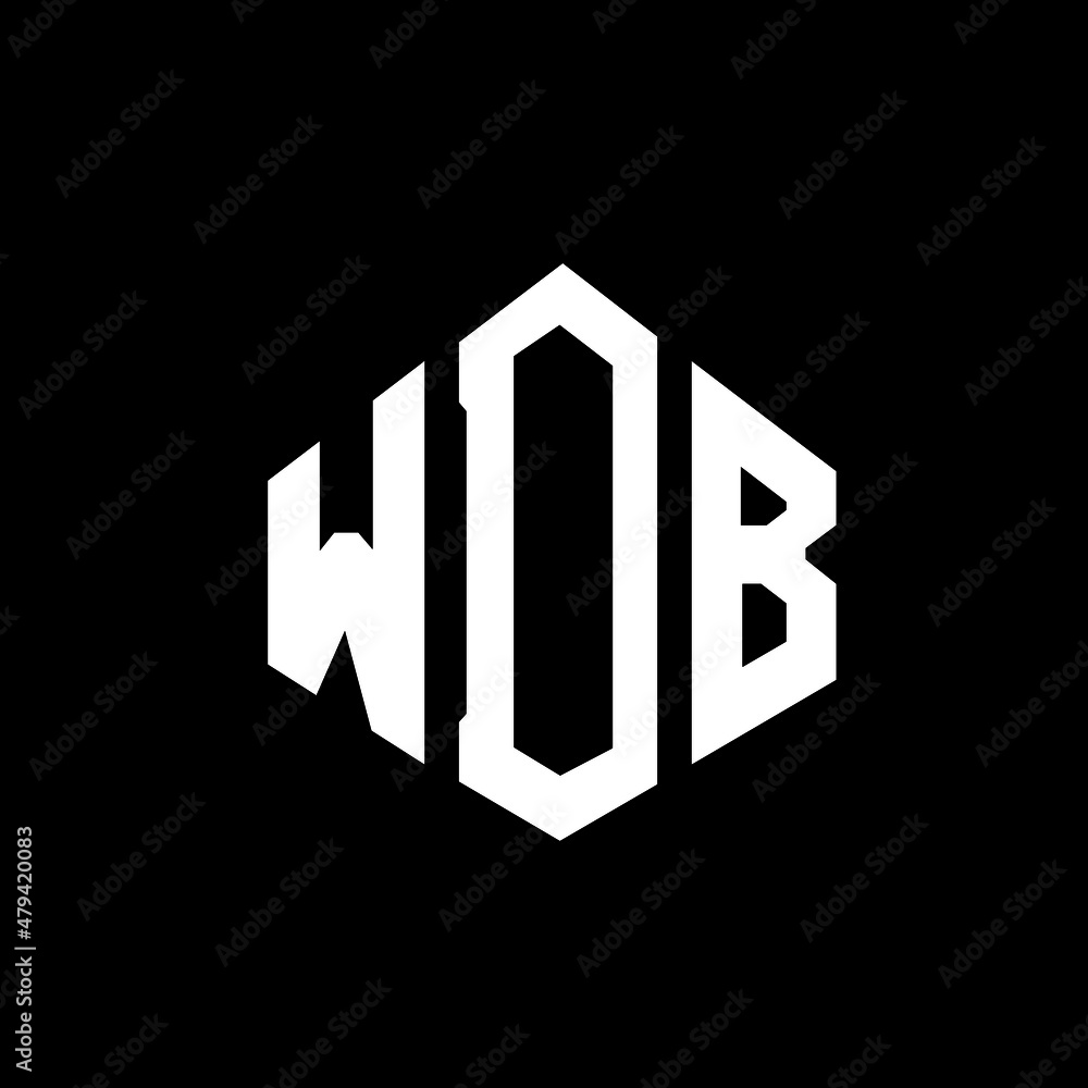 WDB letter logo design with polygon shape. WDB polygon and cube shape logo design. WDB hexagon vector logo template white and black colors. WDB monogram, business and real estate logo. WDB letter logo design with polygon shape. WDB polygon and cube shape logo design. WDB hexagon vector logo template white and black colors. WDB monogram, business and real estate logo.