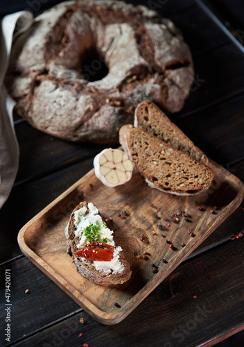 Tableau sur toile slised bread