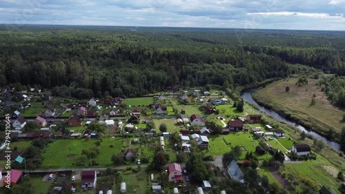 Wallpaper Mural пролет через деревню в поле Torontodigital.ca