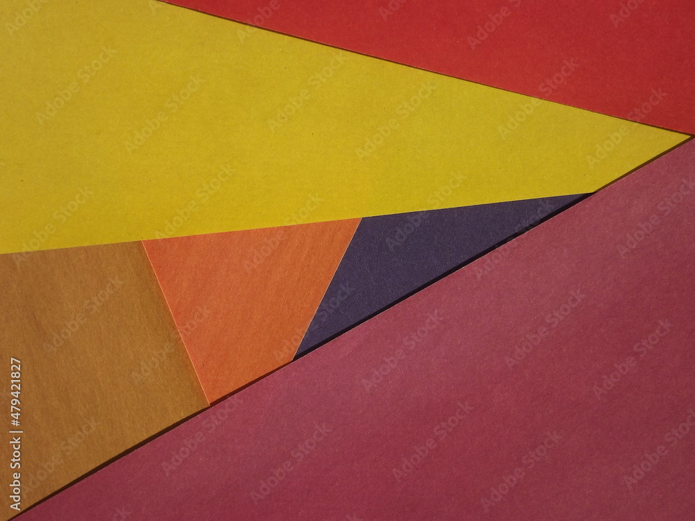 yellow, green, red, burgundy, blue, orange geometric shapes as background. High quality photo yellow, green, red, burgundy, blue, orange geometric shapes as background. High quality photo