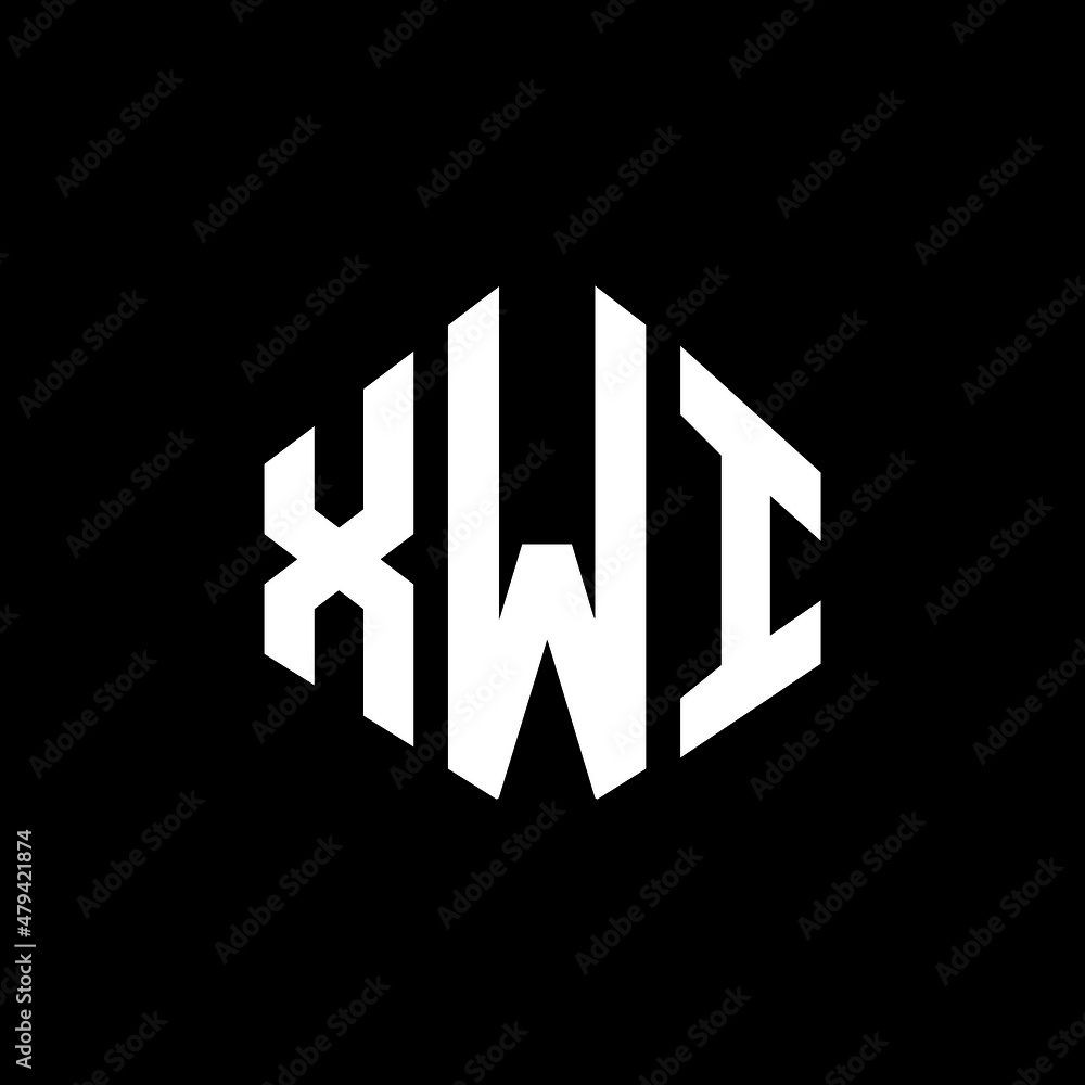 XWI letter logo design with polygon shape. XWI polygon and cube shape logo design. XWI hexagon vector logo template white and black colors. XWI monogram, business and real estate logo. XWI letter logo design with polygon shape. XWI polygon and cube shape logo design. XWI hexagon vector logo template white and black colors. XWI monogram, business and real estate logo.