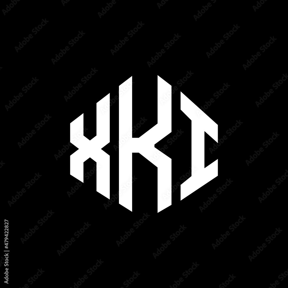 XKI letter logo design with polygon shape. XKI polygon and cube shape logo design. XKI hexagon vector logo template white and black colors. XKI monogram, business and real estate logo. XKI letter logo design with polygon shape. XKI polygon and cube shape logo design. XKI hexagon vector logo template white and black colors. XKI monogram, business and real estate logo.