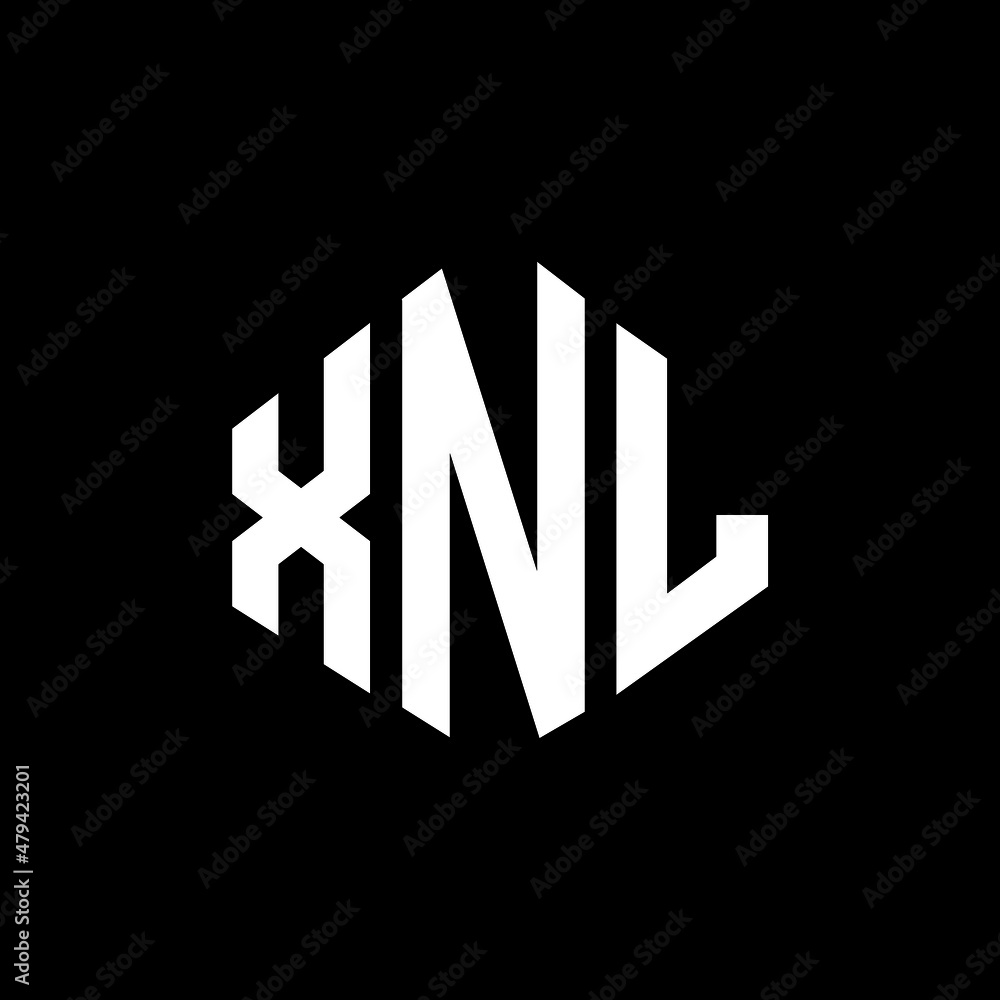 XNL letter logo design with polygon shape. XNL polygon and cube shape logo design. XNL hexagon vector logo template white and black colors. XNL monogram, business and real estate logo. XNL letter logo design with polygon shape. XNL polygon and cube shape logo design. XNL hexagon vector logo template white and black colors. XNL monogram, business and real estate logo.