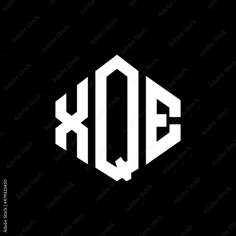 XQE letter logo design with polygon shape. XQE polygon and cube shape logo design. XQE hexagon vector logo template white and black colors. XQE monogram, business and real estate logo. XQE letter logo design with polygon shape. XQE polygon and cube shape logo design. XQE hexagon vector logo template white and black colors. XQE monogram, business and real estate logo.