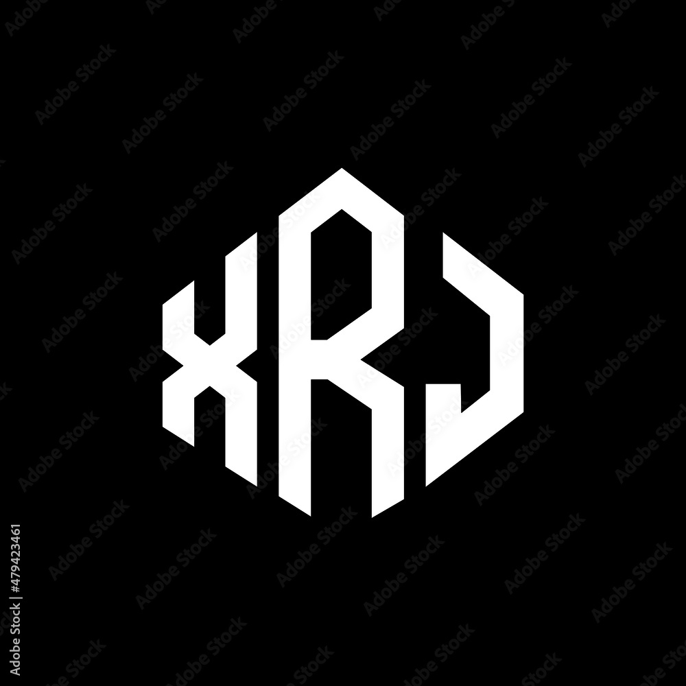 XRJ letter logo design with polygon shape. XRJ polygon and cube shape logo design. XRJ hexagon vector logo template white and black colors. XRJ monogram, business and real estate logo. XRJ letter logo design with polygon shape. XRJ polygon and cube shape logo design. XRJ hexagon vector logo template white and black colors. XRJ monogram, business and real estate logo.