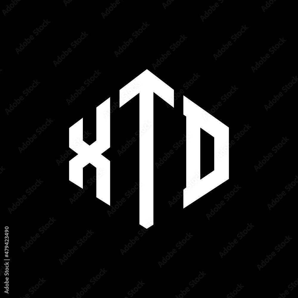 XTD letter logo design with polygon shape. XTD polygon and cube shape logo design. XTD hexagon vector logo template white and black colors. XTD monogram, business and real estate logo. XTD letter logo design with polygon shape. XTD polygon and cube shape logo design. XTD hexagon vector logo template white and black colors. XTD monogram, business and real estate logo.