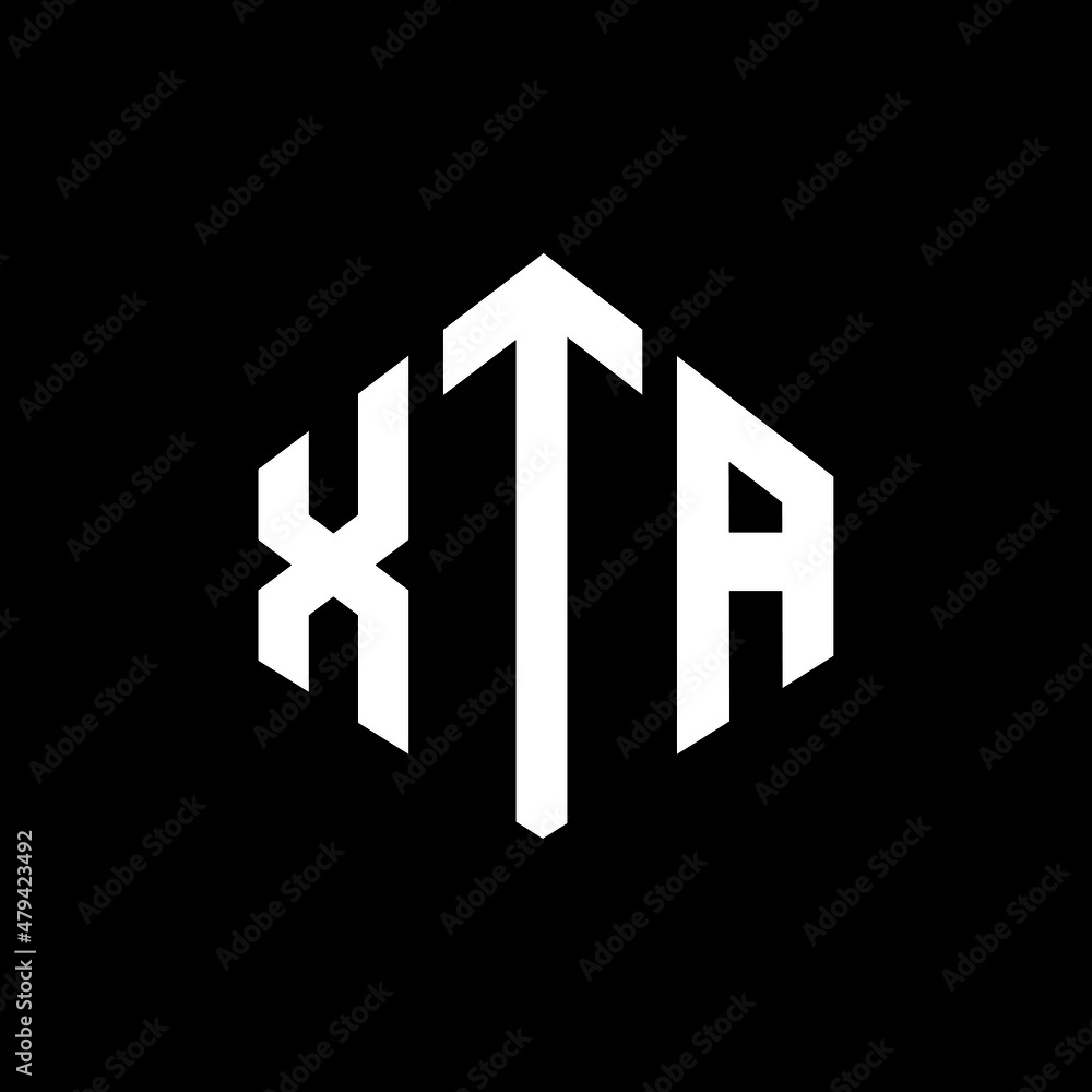 XTA letter logo design with polygon shape. XTA polygon and cube shape logo design. XTA hexagon vector logo template white and black colors. XTA monogram, business and real estate logo. XTA letter logo design with polygon shape. XTA polygon and cube shape logo design. XTA hexagon vector logo template white and black colors. XTA monogram, business and real estate logo.