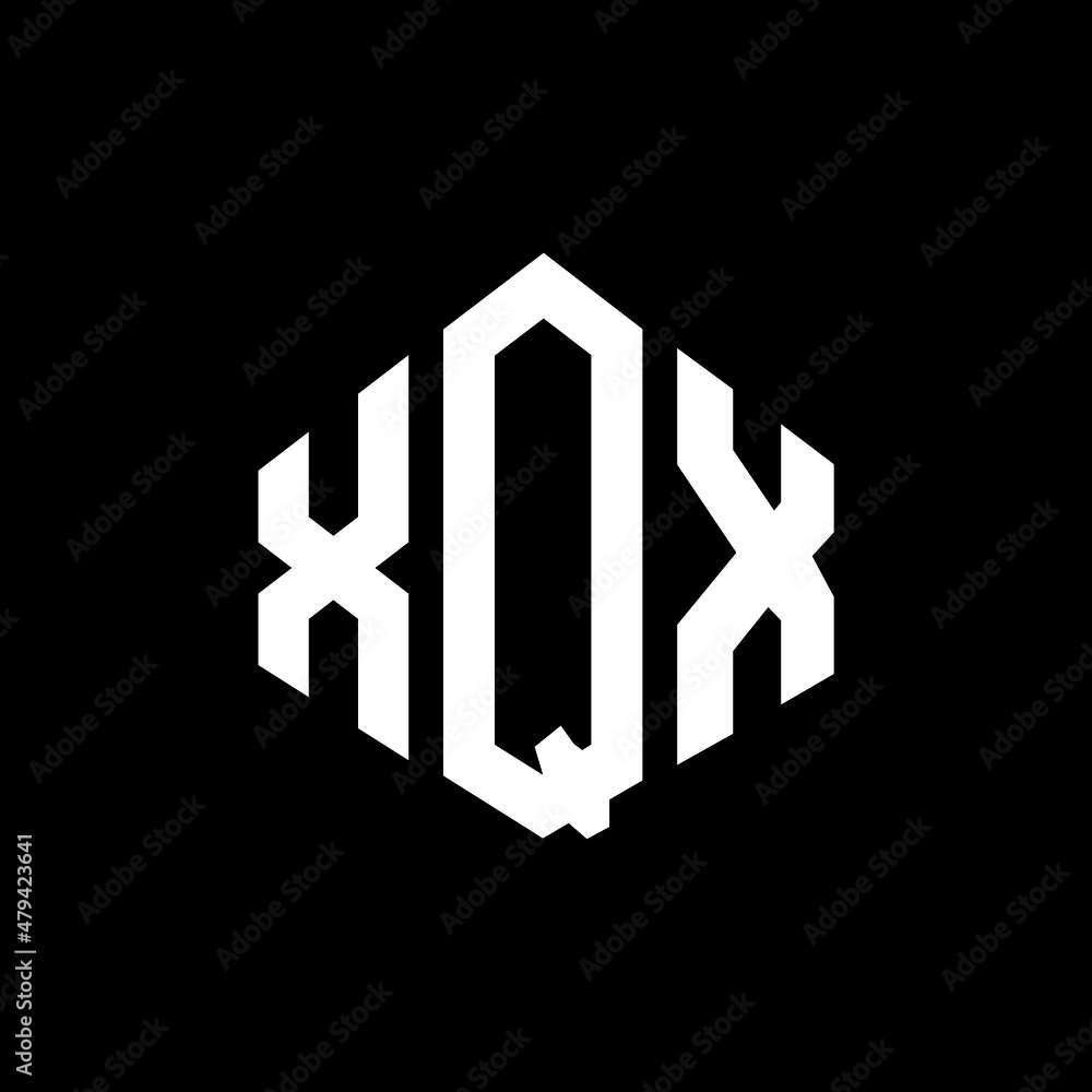 XQX letter logo design with polygon shape. XQX polygon and cube shape logo design. XQX hexagon vector logo template white and black colors. XQX monogram, business and real estate logo. XQX letter logo design with polygon shape. XQX polygon and cube shape logo design. XQX hexagon vector logo template white and black colors. XQX monogram, business and real estate logo.