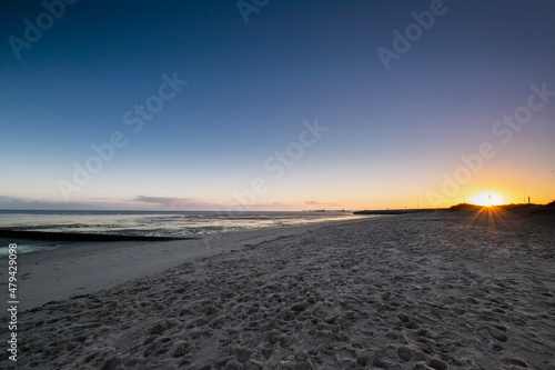 sunset at the beach