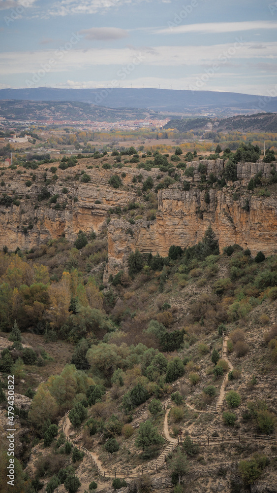 The landscape of Aragon, Spain