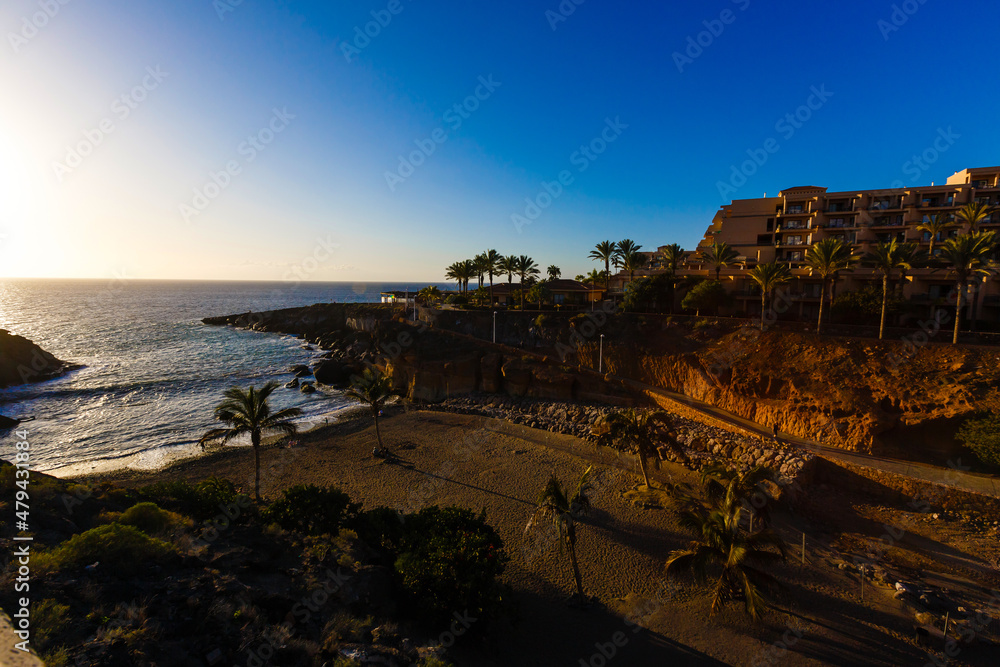 Beach in Tenerife, Canary Islands, Spain Beach in Tenerife, Canary Islands, Spain