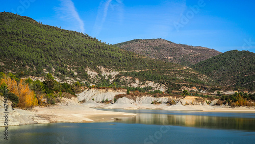 Mountain landscape around Jaca in the province of Aragon, Spain.