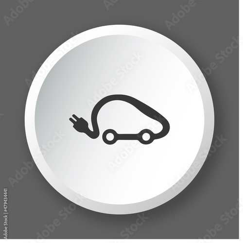 Logo véhicule électrique.