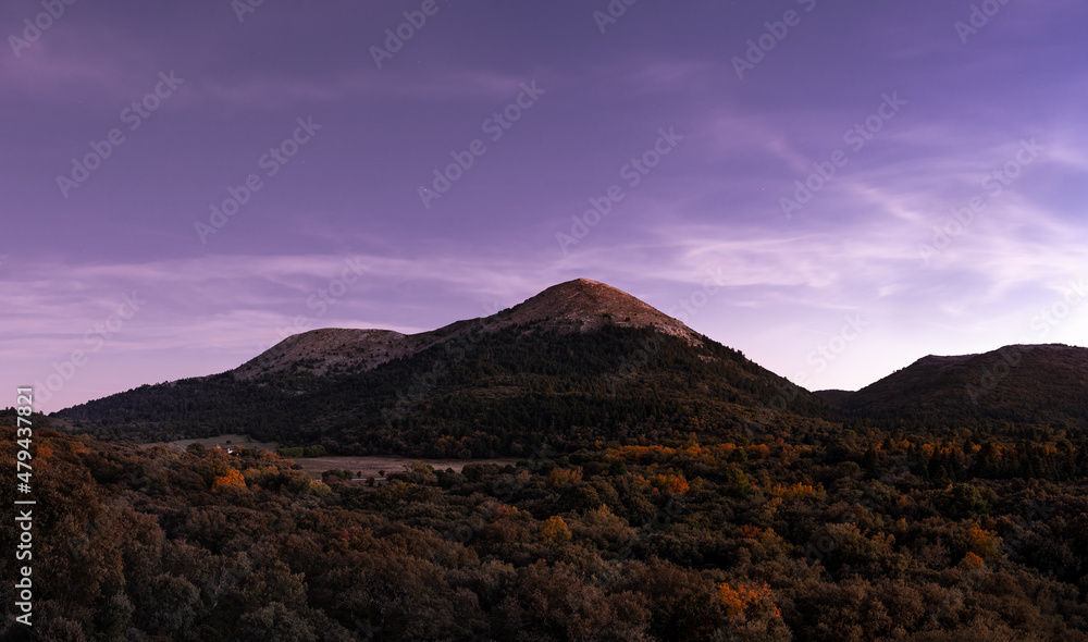 Anochece en Parque Nacional Sierra de las nieves 