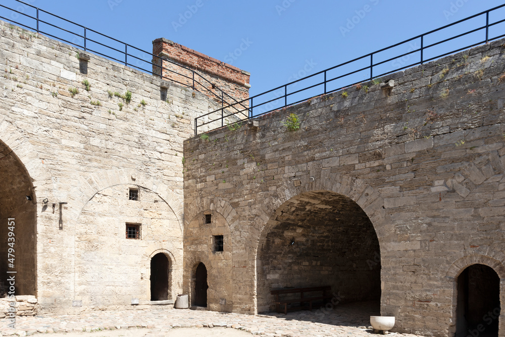 Baba Vida Fortress at the coast of Danube river in town of Vidin, Bulgaria