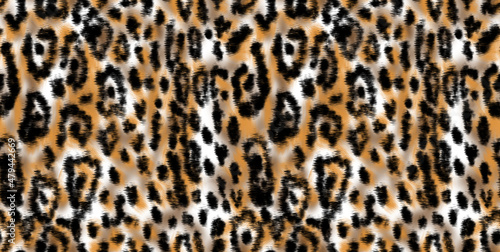 Seamless leopard pattern, leopard texture.