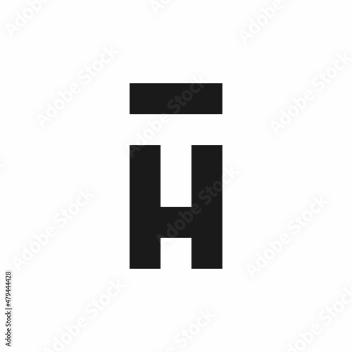 HT Initial Modern logo design inspiration