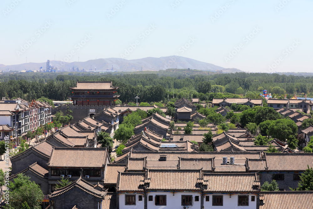 Obraz premium Chinese traditional residential architecture, North China