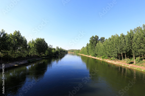 Beautiful river scenery, North China