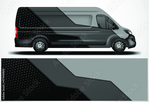 Car Wrap Van Design Vector