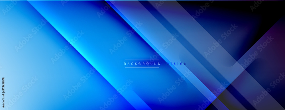Abstract background - lines composition created with lights and shadows. Technology or business digital template. Trendy simple fluid color gradient abstract background with dynamic Abstract background - lines composition created with lights and shadows. Technology or business digital template. Trendy simple fluid color gradient abstract background with dynamic