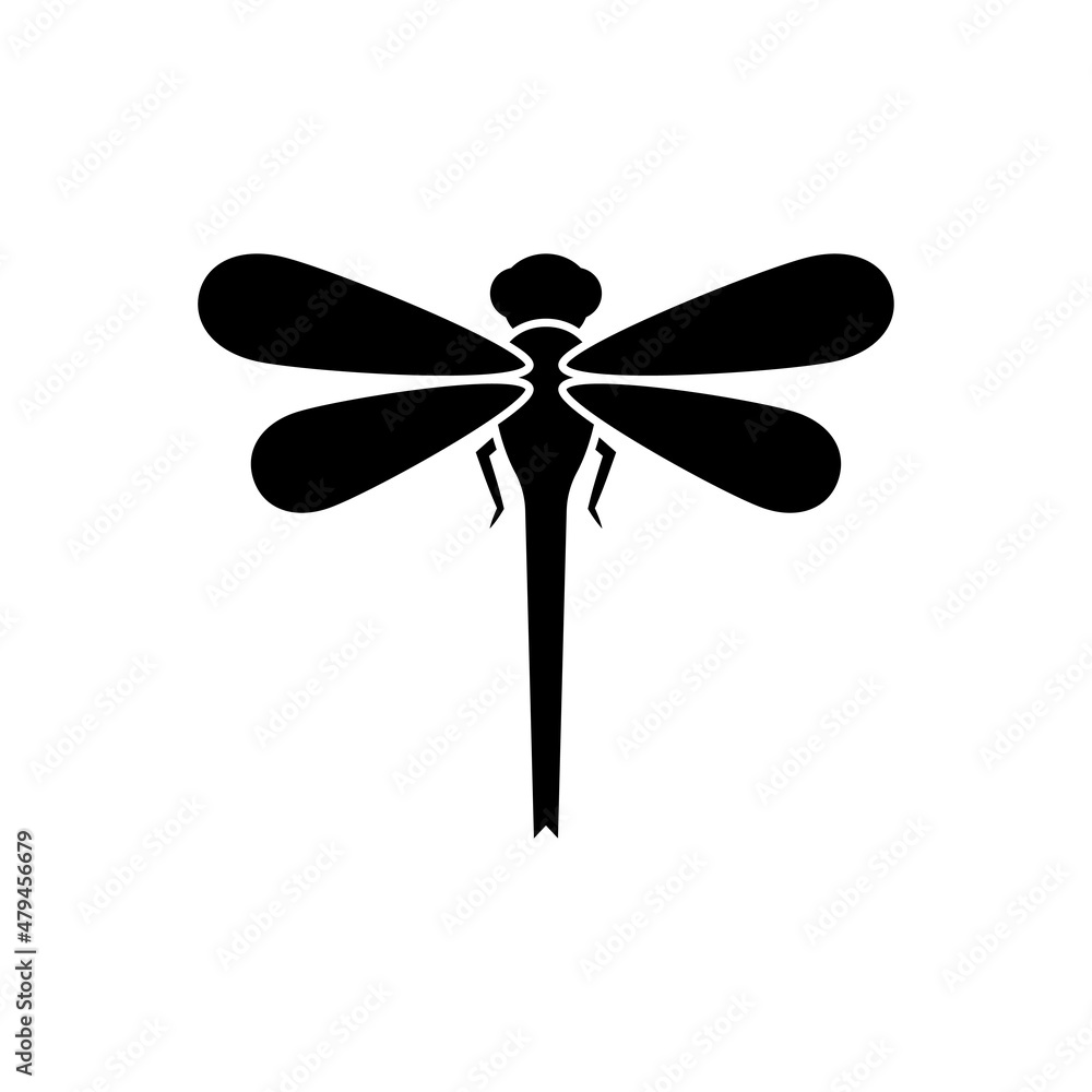 Dragonfly icon design template vector isolated Dragonfly icon design template vector isolated