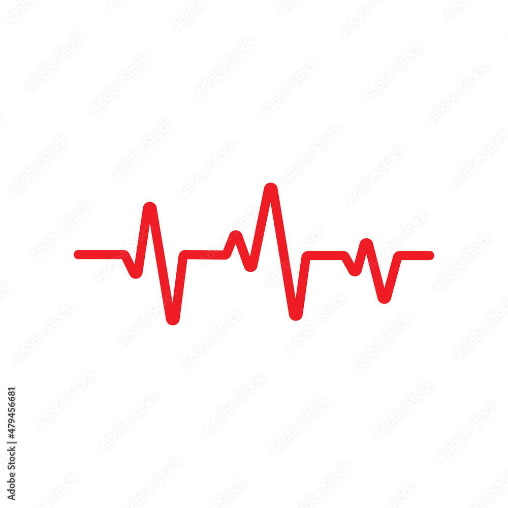 Sound waves vector illustration design Sound waves vector illustration design