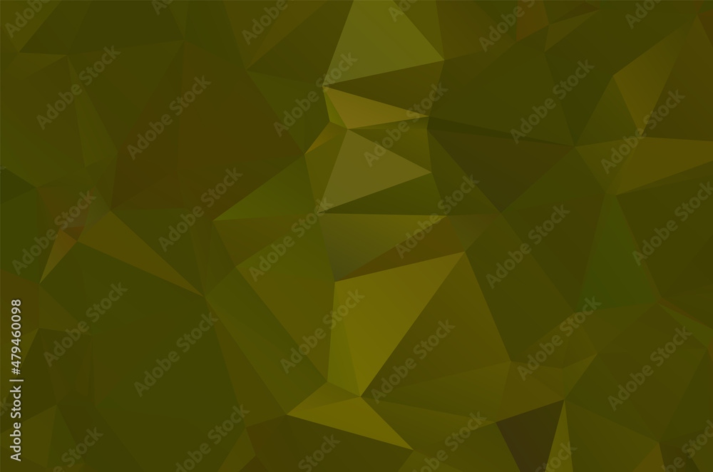 Obraz premium brass color geometric pattern triangles polygonal design for web and background, application