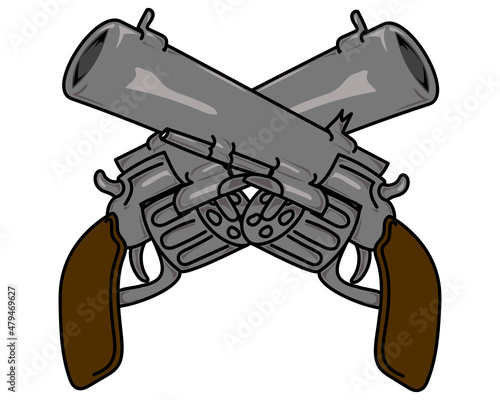 Two guns